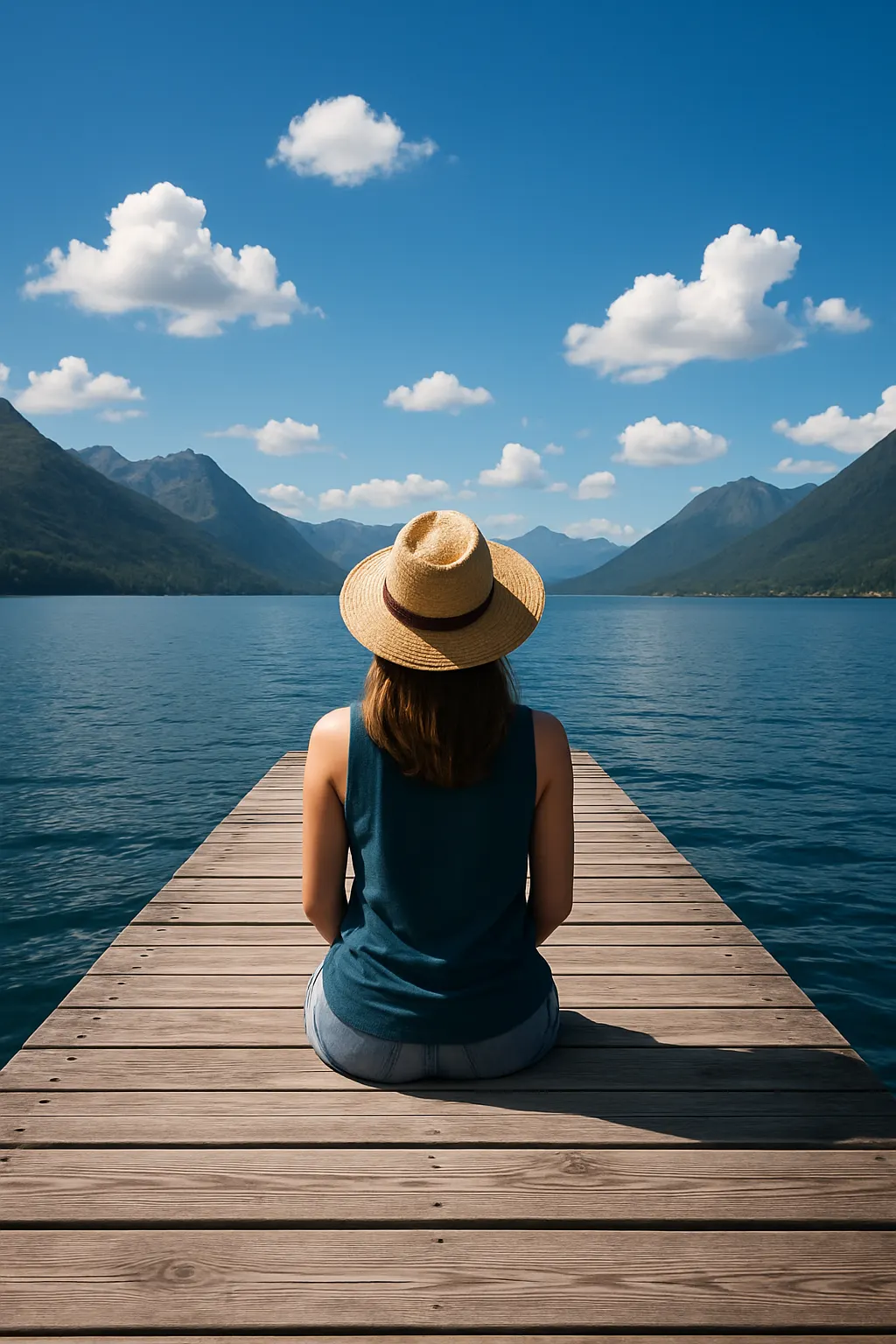 Peaceful wellness and vitality journey